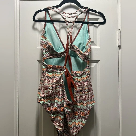 Prana Atalia One Piece Rosa Gypsy Size XL - Picture 4 of 7